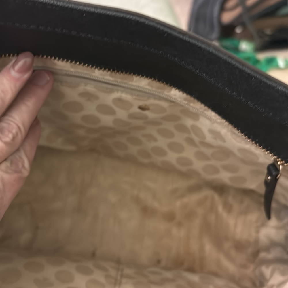 Kate Spade black purse/ tote bag - Picture 7 of 8